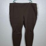 Carhartt Women Plus Size 3X Brown Force Fitted Midweight Utility Legging Pockets Photo 0