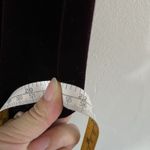 Michaelangelo Vtg  Formal Maxi Dress Evening Gown Velvet 90s Whimsy Goth burgundy Photo 8