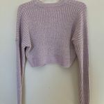 Urban Outfitters lavender cropped sweater Photo 2