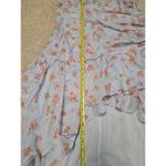 Abercrombie & Fitch Floral Maxi Dress Ruffle High Low Wedding Guest Sz XXLT NEW Photo 8