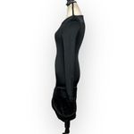 Cushnie et Ochs Nevaeh Scuba Asymmetrical Sheath Dress Women's 2 Black Photo 3