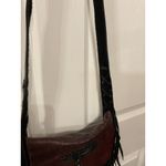 Jimmi Wz Small  Natural Leather Handmade Western Fringe Crossbody Bag Photo 2