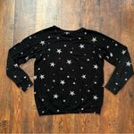 Buffalo David Bitton  black crew neck sweater with stars, size M Photo 6