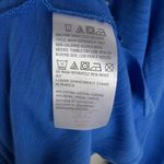 Belle Kim Gravel Blue Embroidered Tunic Top Medium Coastal Boho Soft Stretch Photo 5