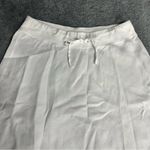 Eileen Fisher  Organic Linen Drawstring A-Line Skirt Size Large Photo 6