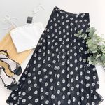 Forever 21 sheer midi skirt Size M Build in slip comes 13 inches down from waist slits on both sides No stretch, slide zipper Photo 0