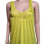 Pulp crew neck yellow sleeveless floral dress top M Size M Photo 2