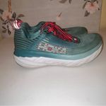 Hoka One One Bondi 10.5 Womens 6 Running Shoes Teal & Pink Model 1019270 Blue Photo 3