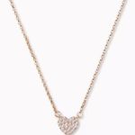 Kate Spade Yours Truly Pave Heart Mini Pendant Necklace Photo 0
