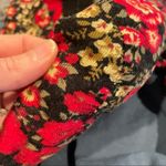 Unbranded Red & Black Floral Hobo Style Bag Handbag Boho Carpet Purse Shoulder Photo 7