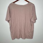 Ava & Viv  target plus size v-neck pullover short sleeve top cotton size 1X Photo 1