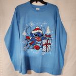 Disney Stitch Christmas women's Large Knitted sweater Photo 0