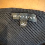 Kendall + Kylie Black One-Shoulder Crop Top Photo 1