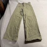 Universal Threads Universal Thread Olive Khaki Green Wide Leg ankle Pants size 0 EUC Photo 0