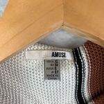 Amuse Society  Fringe Open Front Waterfall Cardigan XS NWT Photo 1