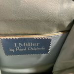 I Miller Vintage Leather Handbag/ Vintage Purse Blue Photo 4