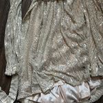 Club L  Silver Maternity Front Sequin Mini Dress Photo 6
