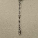 NWOT Nadri Shaky Love Station Necklace, Rhodium Plated, 16" + 2” Extender Silver Photo 8