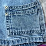 Old Navy  Vintage Y2K Denim Overall Shorts Bibs Womens Medium Blue Jean Country Photo 12