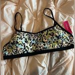 Xhilaration XL rainbow pastel leopard print cropped top Photo 0