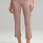 Lululemon NEW Ribbed Softstreme Zip-Leg High-Rise Cropped Pant 25" Size 4 Photo 0
