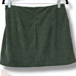 Halara  women’s size medium green corduroy skort back zipper Photo 8