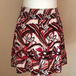 Anthropologie Floral Print Ruffle Mini Skirt Photo 7