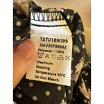 NWT Commense Floral Midi Dress w Ruffle Sweetheart Neckline & Spaghetti Straps S Black Photo 8