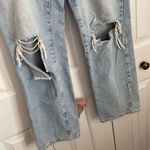 PacSun ‎ Women's Dad Jeans Size 27 Light Wash Distressed Button Fly Photo 2