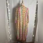 ODDY Yellow and Pink Exotic Swim Coverup Size undefined Photo 2