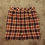 Chadwick's Brown and Cream Pencil Skirt Knee-Length Work Photo 1