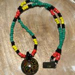 Charming Shark Beaded Glass Pendant Surf Necklace Photo 8