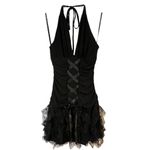 Gunne Sax Vintage Y2K  Womens Fairy Dress Size 1/2 Whimsigoth Steampunk Witchy Photo 3