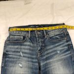 BKE NWT  Aiden Blue Faded Wash White Distressed Ripped Denim Jeans Capris Shorts Jorts Slim Fit Low Rise #Grunge #Biker #Gothic #Emo #Subversive  Photo 5