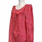 Anthropologie HOLDING HORSES  Plaid Blouse 10 Photo 3