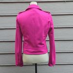 Gap  Wool Moto Jacket | Pink Moto Jacket Photo 5