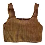 Everlane Women's Brown Square Neck Sleeveless Pullover Tank Top Size S Photo 0