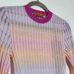 Missoni  Multicolor Sheer Striped Top NWT Size 38 XS Sheer Rainbow Stripe Top Photo 5