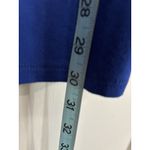 Forever 21  Blue Midi Open Back Long Sleeve Dress Size Small Lightweight Body Hug Photo 1