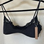 SKIMS  FITS EVERYBODY LACE SCOOP BRALETTE size L black onyx Photo 3