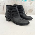 Loeffler Randall  Fenton Black Leather Booties Photo 1