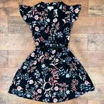 Elle  Floral Print Bow Belted Dress Photo 0