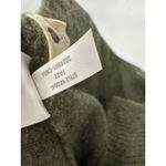 Madewell Payton Pullover Sweater Coziest Yarn Medium Olive Green Puff Sleeve Photo 7