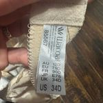 Wacoal  retro chic nude semi sheer thick strap lacy sexy 34D bra Photo 2