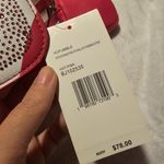 Betsey Johnson Betsy Johnson XOFumble Bright Pink Sequin Football Shaped Crossbody  Purse Photo 3