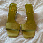 Lulus Green Kitten Heels  Photo 0