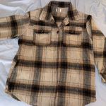 Plaid Shacket Jacket Size L Photo 0