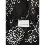 Van Heusen Black Cream Embroidered Skirt Size 6 Embroidered A-Line Skirt Photo 4