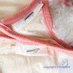 New! Set! Free People x‎ Peony panel balconette highline pant bikini, size S Pink Photo 9