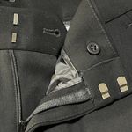 Banana Republic  Cropped Wide Leg Trousers Black Business Wear Size 8 Photo 3